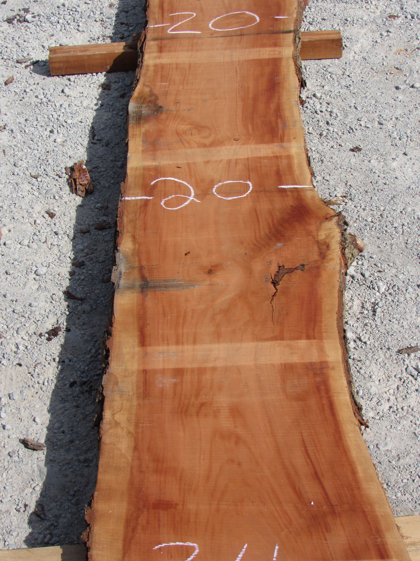 Cherry Live Edge Slab 166G - CR Muterspaw Lumber